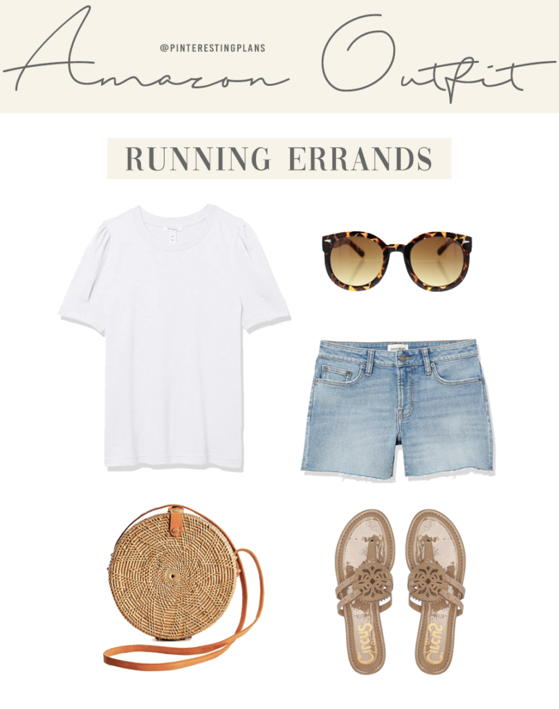 casual summer outfit idea from amazon for running errands on pinteresting plans blog