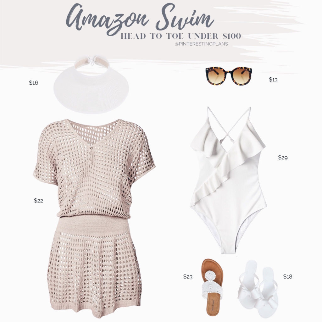 affordable amazon swim outfit for the pool or beach on pinteresting plans fashion blog