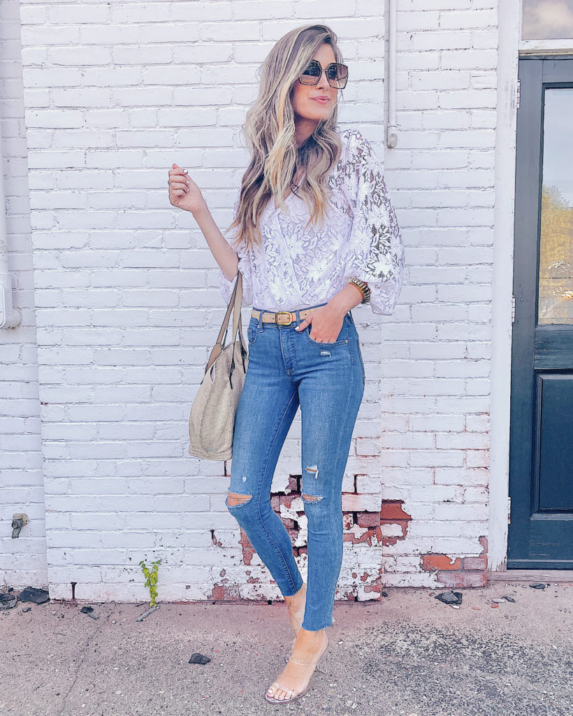 how to style white lace bodysuit with jeans on pinteresting plans fashion blog