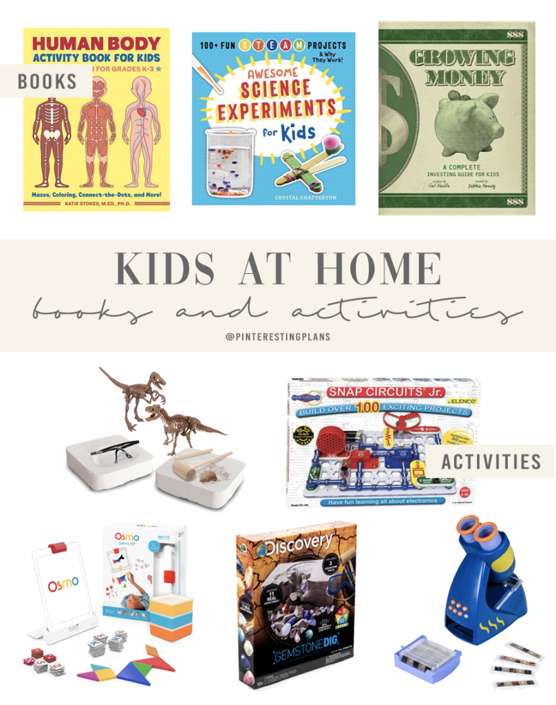 at home elementary school level books and activities for kids ages 5 to 10