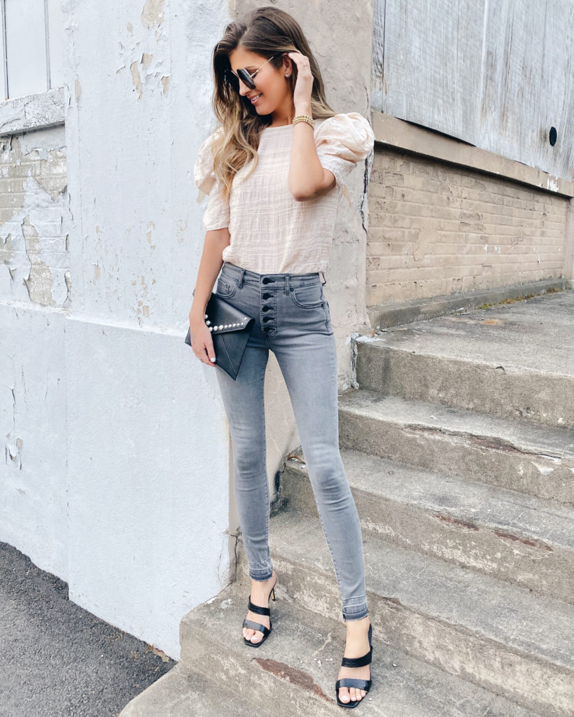 fall date night black skinny jeans with heels outfit idea on interesting plans fashion blog