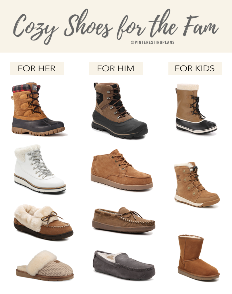 cozy fall winter boots and slippers for men women and kids