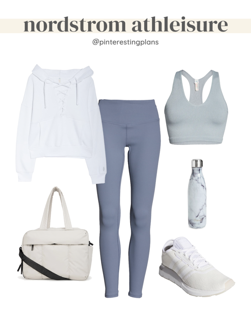 cute spring athleisure outfit spring 2021