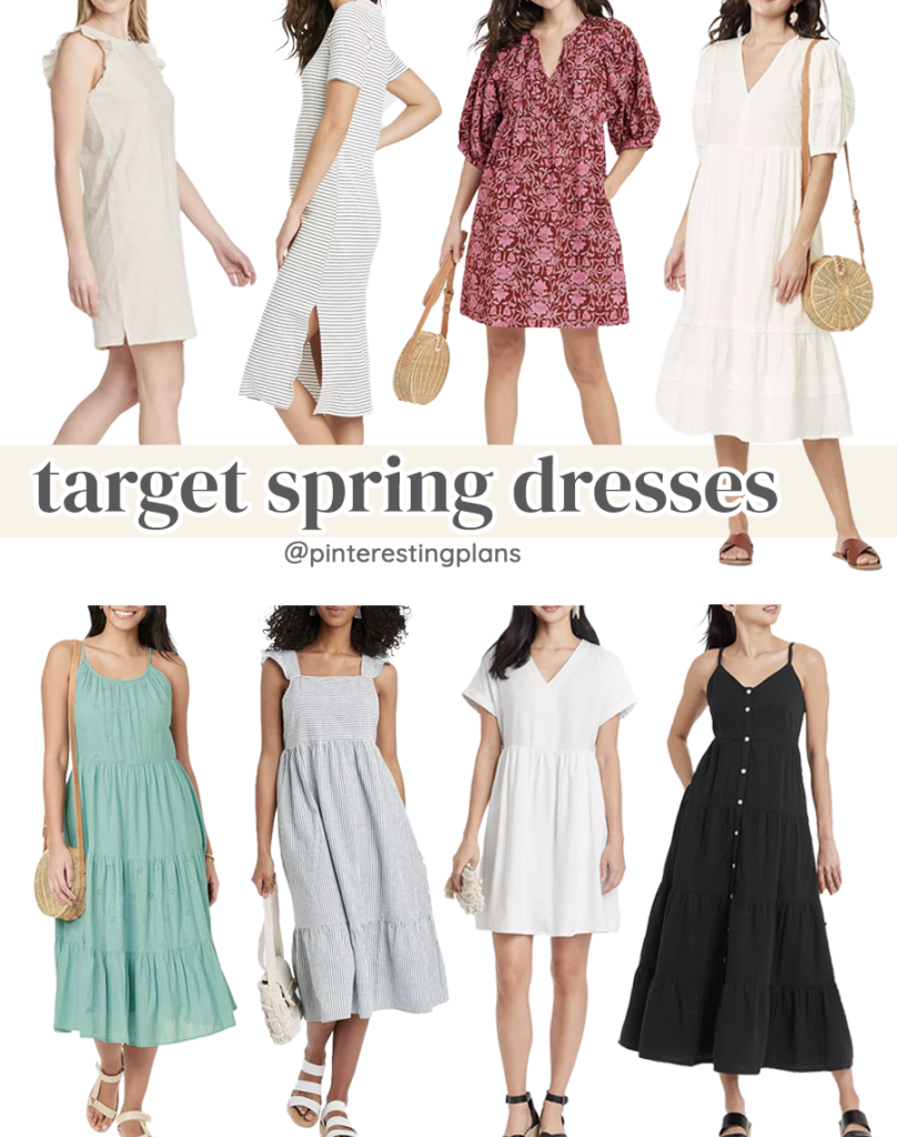 target affordable spring summer mini and midi dresses