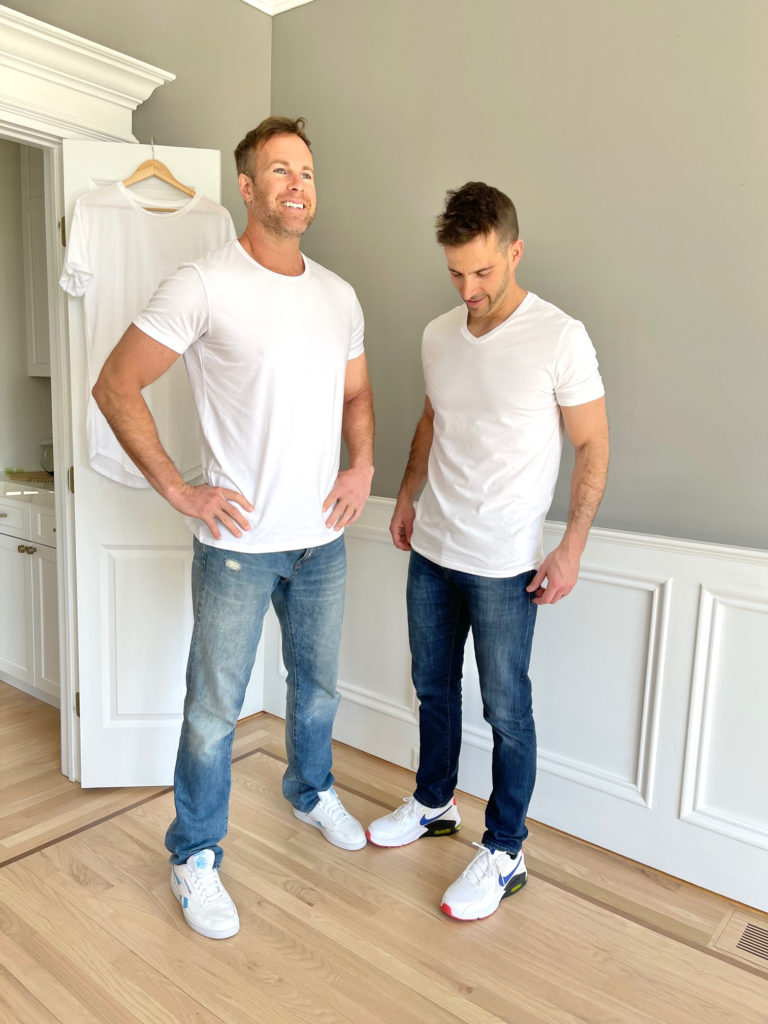 best white tshirts for tall men
