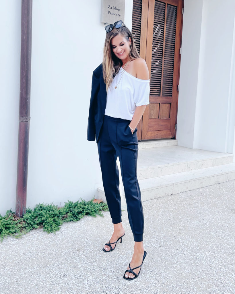 black high waist jogger pants you can wear to work