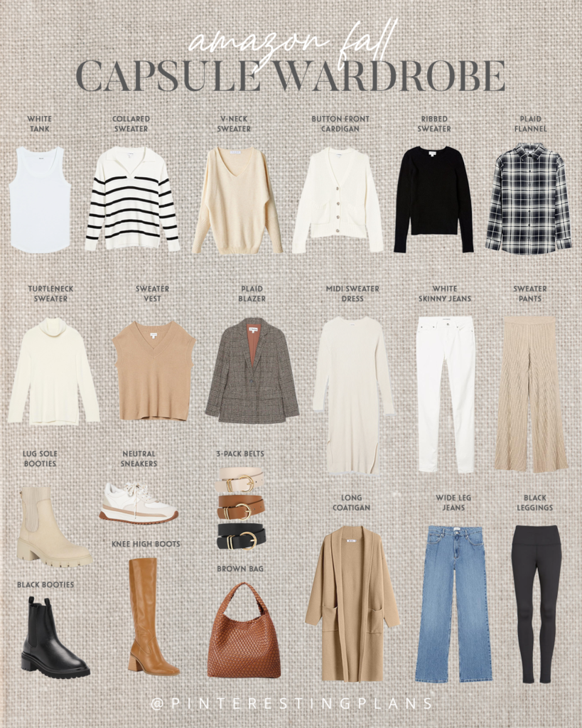 amazon fall capsule wardrobe 2023 on pinteresting plans fashion blog