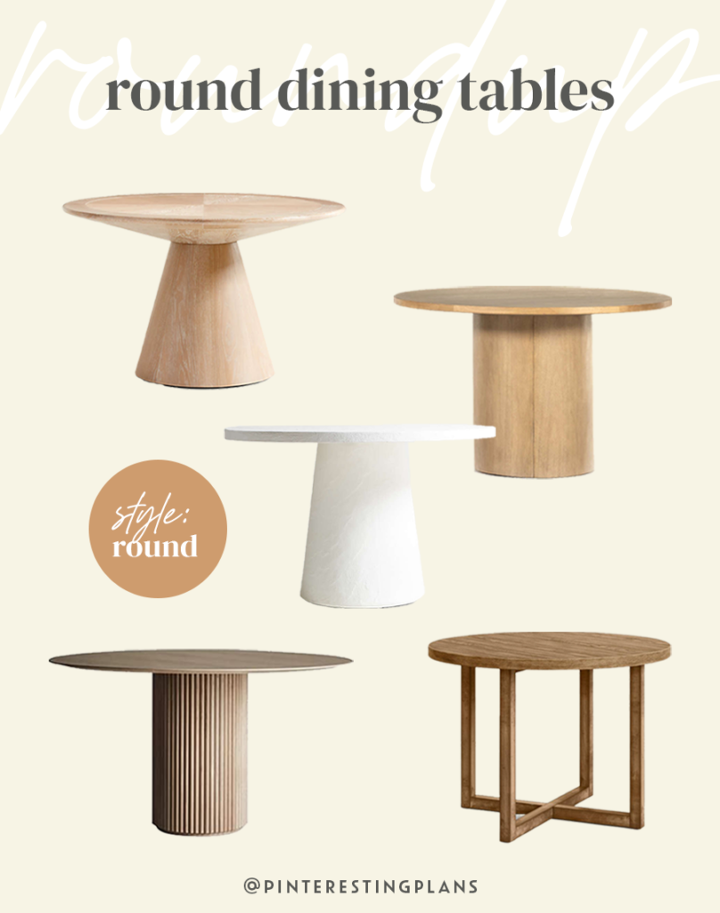 best round pedestal dining tables