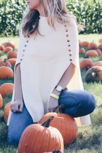 fall sweater cape