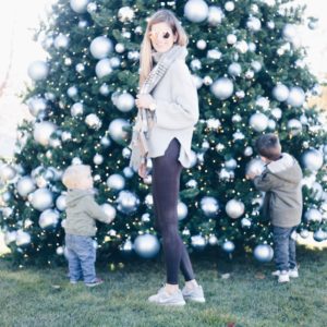 athleisure mom style open back sweater