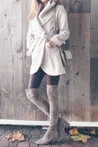 belted wool wrap coat