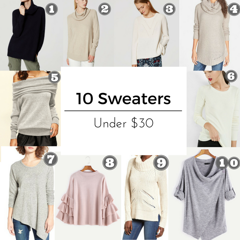 10 sweaters on sale under $30