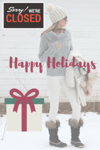 signing off for the holidays