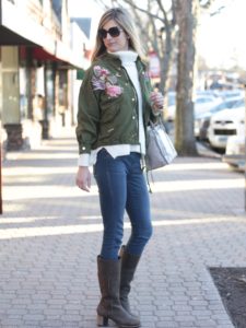 affordable trend: embroidered women's utility jacket
