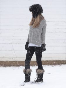 Sorel snow boots outfit