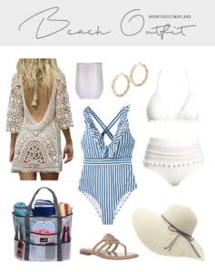 cute outfit ideas to wear to the beach - amazon fashion finds on Pinteresting Plans blog