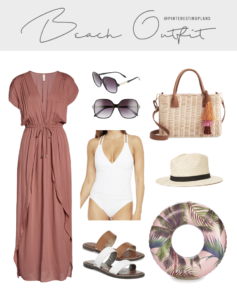 tropical beach vacation style and outfit idea from Nordstrom on pinteresting plans fashion blog