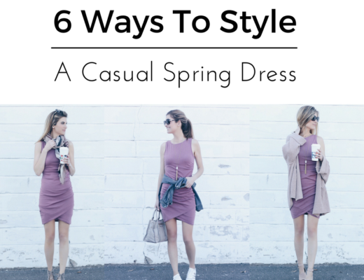 6 Ways To Style A Casual Spring Dress