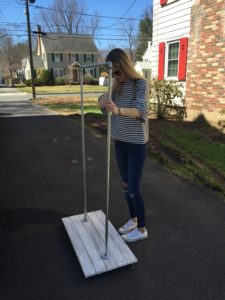 how to build an industrial clothes rack - attach the piping
