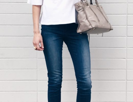 spring trend: statement sleeves, white ruffle tee