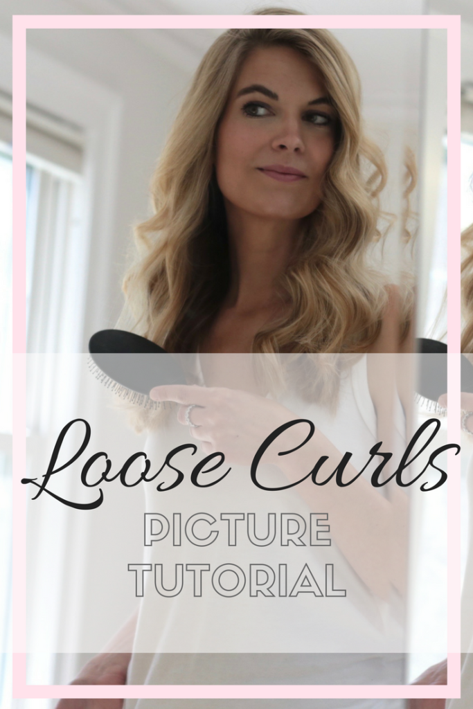 Picture Tutorial of Loose Waves for Long Hair