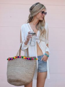 easy braided headband tutorial and cute summer outfit on pinterestingplans