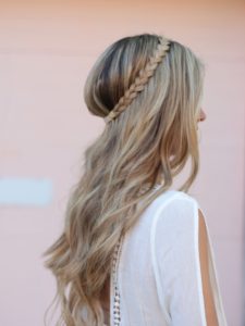 easy braided headband tutorial half-up do on pinterestingplans