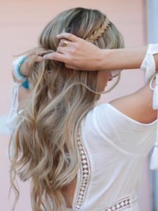 easy braided headbang tutorial for half up style on pinterestingplans