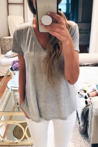 nordstrom anniversary sale tops - lush deep v neck tee on pinterestingplans