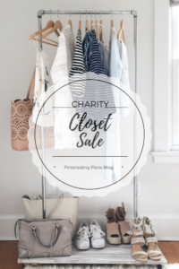Clothing for a Cause - Charity Closet Sale - Pinteresting Plans Blog