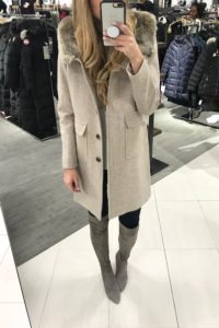 Nordstrom black friday sale picks - fur trim women's coat