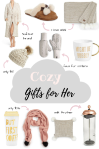 cozy gifts for her - holiday gift guide 2017