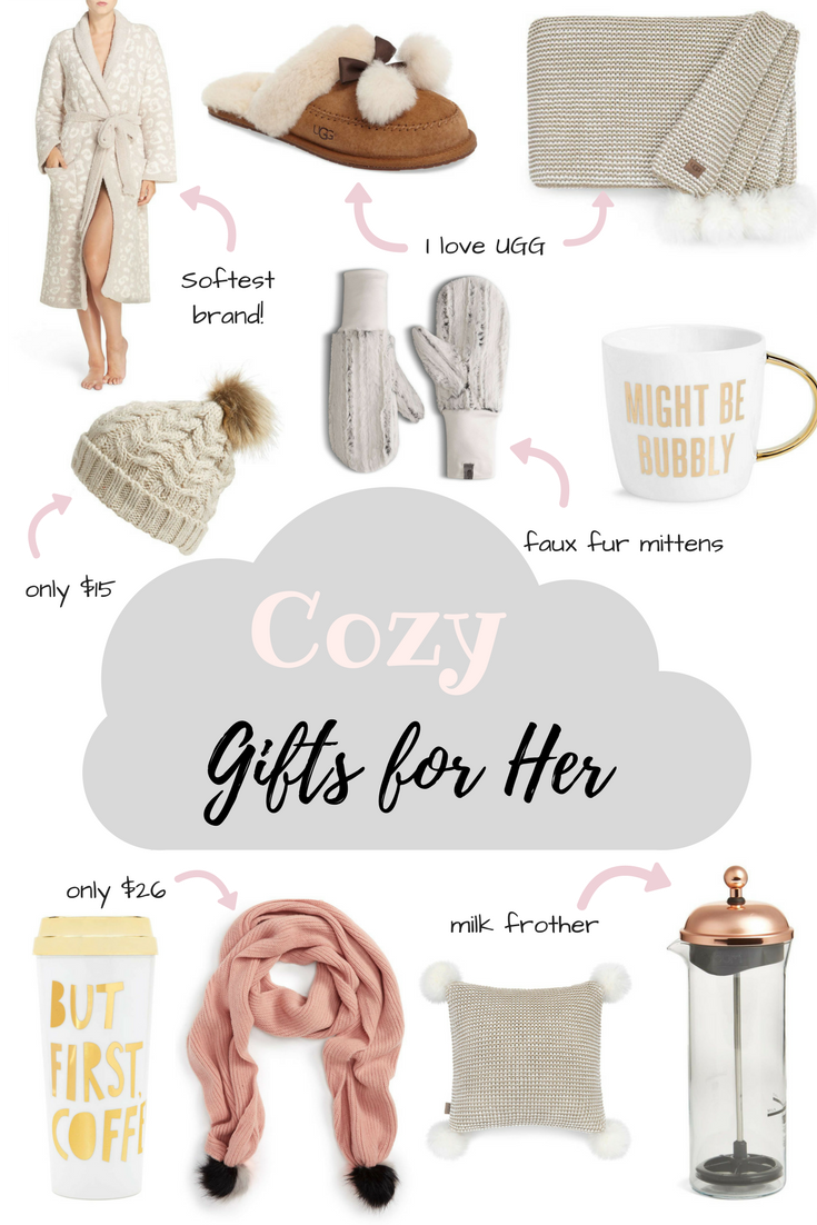 cozy gifts for her - holiday gift guide 2017