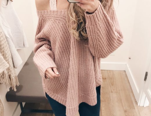 loft 40% off sale finds - oversized chunky knit tunic sweater on pinterestingplans