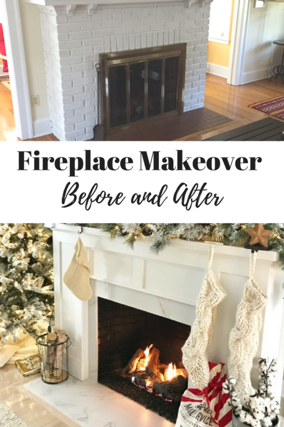 Fireplace Makeover Before and After Photos