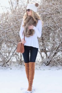 winter fashion trends 2018 - double pom pom beanie cute winter outfit on pinterestingplans