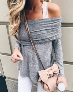 women's fleece pullover - convertible to cowl neck on connecticut lifestyle blogger pinterestingplans
