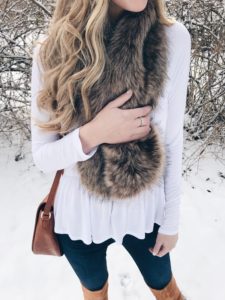 long sleeve peplum tee on sale