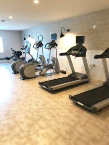 delamar hotel review - fitness center treadmills