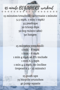 resolutions for a 30 something - 1 hour no equipment workout