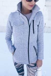 resolutions for a 30 something - sweatshirt jacket on pinterestingplans blog - CT lifestyle blogger