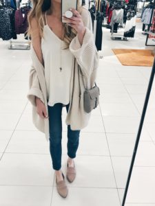 weekly wrap up 1/26/18 - winter outfit - sluchy free people cardigan on pinterestingplans blog