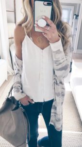 Weekly Wrap-Up - Camo Cardigan