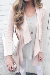 Weekly Wrap Up - Pink Cardigan