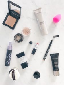 how to get glowing skin in your 30's - Laura Mercier highlighter on pinteresting plans