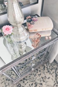 rose gold accessories for you Spring wedding guest dress