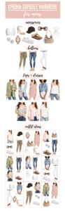 spring capsule wardrobe for moms 2018