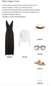 Maxi dress outfit idea from Nordstrom on Pinteresting Plans Fashion Blog