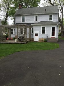 Tips for surviving a home renovation - the before picture of a west hartford colonial home