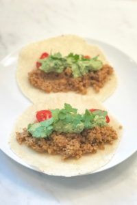 vegan cauliflower mushroom tacos